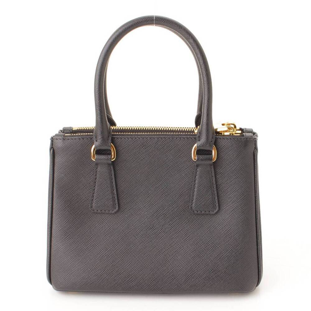 Prada Galleria Saffiano Handbag Shoulder Bag Black - Picture 4 of 10